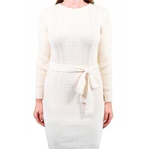 NWOT Area Stars Cable Knit Sweater Dress size small